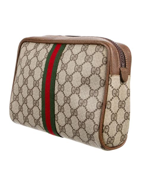 gucci perfume cosmetic bag|vintage Gucci makeup bag.